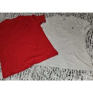Polo Ralph Lauren Bundle Short Sleeves Red and Gray SZ Large